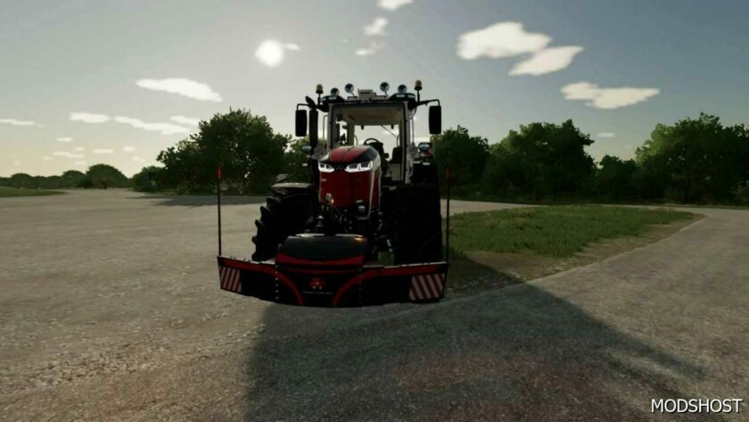 FS22 Massey Ferguson Tractor Mod: 8S Black & Red (Featured)