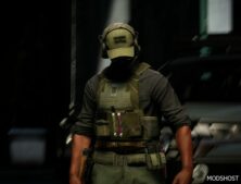 GTA 5 Player Mod: Plate Carrier V1.0 Add-On Fivem MP Freemode (Featured)