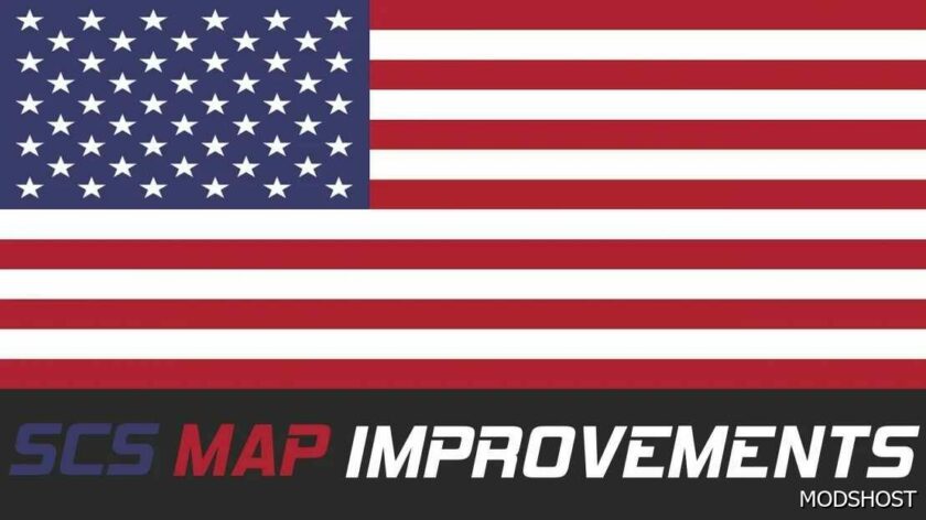 ATS Mod: SCS Map Improvements 1.49 (Featured)