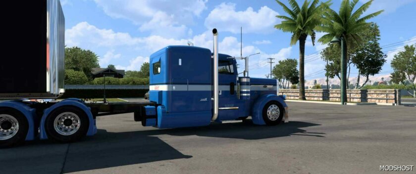 ATS Peterbilt Skin Mod: Blue Peterbilt Pinga 1.49 (Featured)