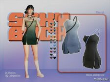 Sims 4 Adult Clothes Mod: Sheryl Dress (Featured)