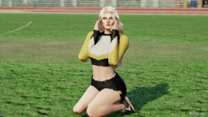 GTA 5 Player Mod: Cheerleader for MP Female (Image #2)