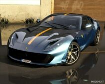 GTA 5 Ferrari Vehicle Mod: 2018 Ferrari 812 Superfast Add-On | Vehfuncs V | Template V2.0 (Image #4)