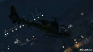 GTA 5 Vehicle Mod: Sud-Aviation SA-342 Gazelle (French Version Alat) Add-On (Image #5)