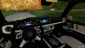 FS22 Mercedes-Benz Car Mod: Brabus G800 (Image #4)