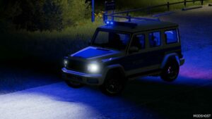 FS22 Mercedes-Benz Car Mod: Mercedes Benz G-Class V8 Biturbo (Image #3)