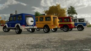 FS22 Mercedes-Benz Car Mod: Mercedes Benz G-Class V8 Biturbo (Image #4)