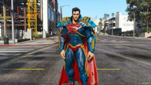 GTA 5 Player Mod: Superboy Prime Add-On Ped/Cloth Physics (Image #2)