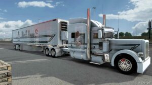 ATS Peterbilt Skin Mod: Miss B. Haven Glider and 53 Dryvan (Featured)