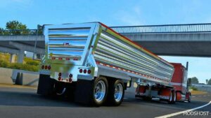 ATS Mod: Trailer Travis Wave Wedge Enddump V1.6 1.49 (Featured)