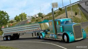 ATS Mod: Trailer Travis Wave Wedge Enddump V1.6 1.49 (Image #2)