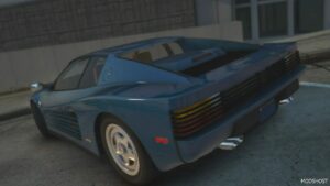 GTA 5 Ferrari Vehicle Mod: 1987 Ferrari Testarossa Add-On | Extras | Lods | Vehfuncsv | Sound V1.2 (Image #3)