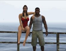 GTA 5 Player Mod: LIZ with Special Physics (Image #2)