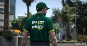 GTA 5 Player Mod: Bite Restaurant Uniform Pack (MP Male & Female) (Image #2)