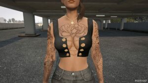 GTA 5 Player Mod: Tank TOP for MP Female (Image #5)