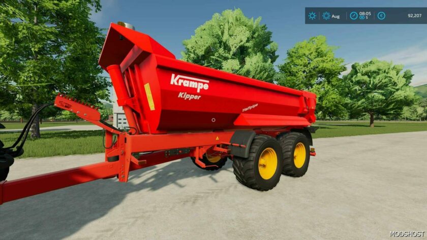 FS22 Krampe Trailer Mod: Halfpipe HP 20 (Featured)