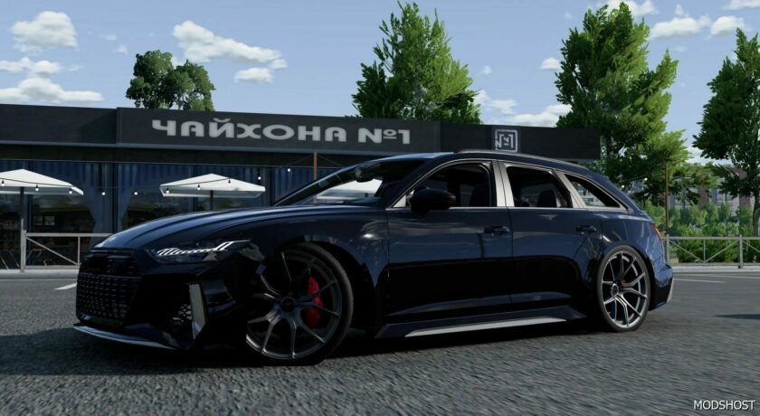 BeamNG Audi Car Mod: 2023 Audi RS6 C8 Rework 0.31 (Featured)