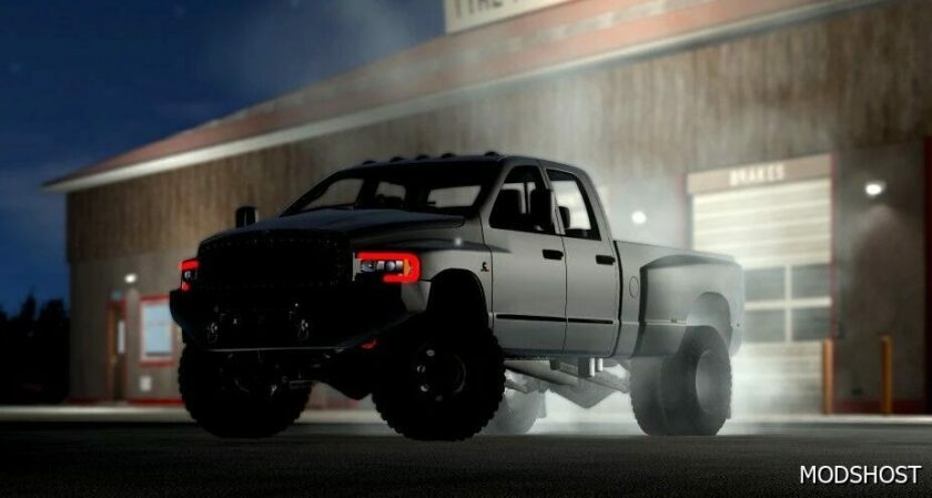 BeamNG Pickup Car Mod: Dodge RAM 3500 Dually Rework 0.31 (Featured)