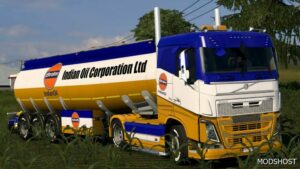 ETS2 Skin Mod: Indian OIL Petrolum 1.49 (Featured)