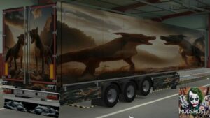 ETS2 Mod: DOG Trailer Skin 01 (BY Joker) 1.49 (Image #2)