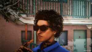 GTA 5 Player Mod: Short Curly Hair for MP Male (Image #2)