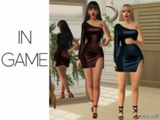 Sims 4 Everyday Clothes Mod: Paisley – Mini Dress (Featured)