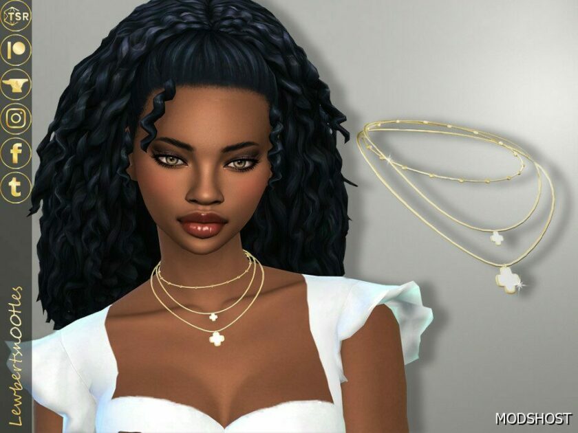 Sims 4 Female Accessory Mod: Kiara Necklace (Featured)