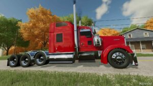 FS22 Kenworth Truck Mod: W900L Custom V3.5 (Featured)