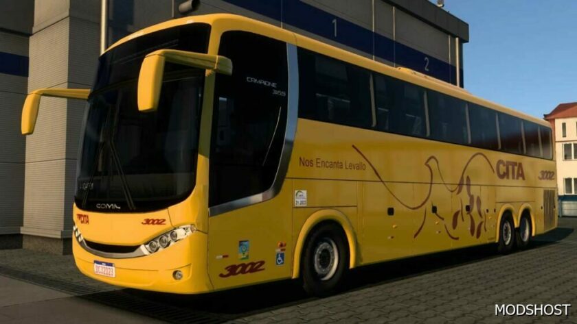 ETS2 Bus Mod: Comil Campione 3.65 Multichassis V2.0 1.49 (Featured)