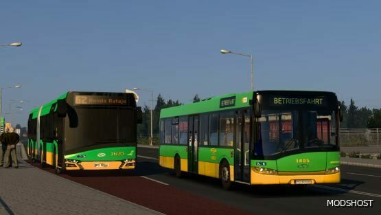 ETS2 Solaris Mod: Urbino 12 III MPK Poznan #1625 Skin (Featured)