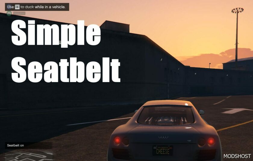 GTA 5 Script Mod: Simple Seatbelt V2.0 (Featured)