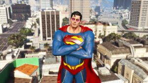 GTA 5 Player Mod: Superman Suicide Squad: Kill The Justice League Add-On Ped/Cloth Physics (Image #5)