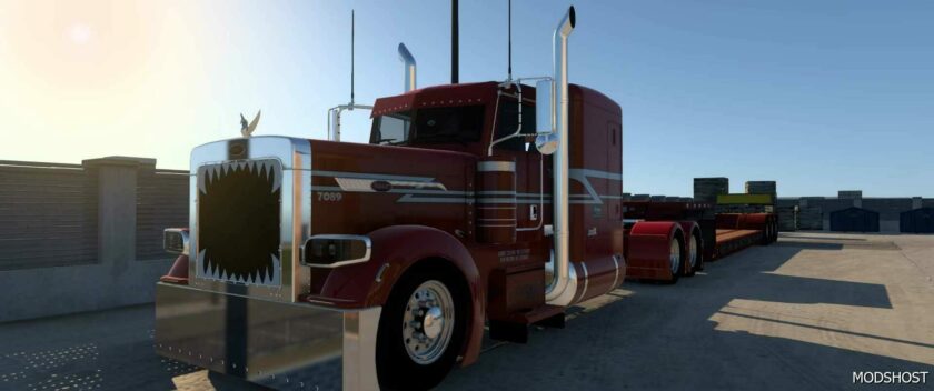 ATS Mod: Red Skin for Pinga 389 1.49 (Featured)