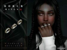 Sims 4 Female Accessory Mod: Rings for Three Fingers (Featured)