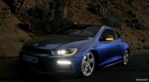 BeamNG Volkswagen Car Mod: Scirocco 2013 0.31 (Featured)