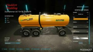 FS22 Zunhammer Trailer Mod: ULT 24 (Image #3)