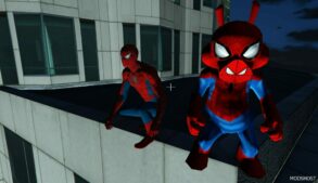 GTA 5 Player Mod: Spider HAM Addon PED (Featured)