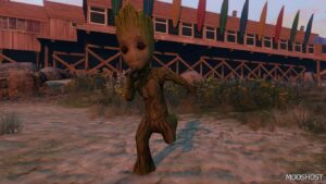 GTA 5 Player Mod: Marvel Duel Baby Groot Add-On PED (Image #3)