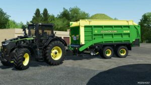 FS22 John Deere Trailer Mod: Rapid 35-100K Forage Wagon (Featured)