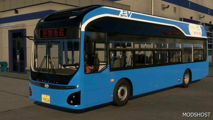 ETS2 Hyundai Bus Mod: Eleccity 2 1.49 (Featured)