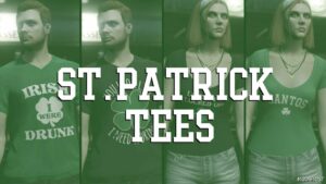 GTA 5 Player Mod: ST. Patrick T-Shirts (Featured)