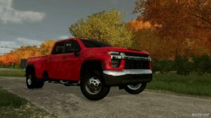 FS22 Pickup Car Mod: Chevy Silverado 3500 2020 (Featured)