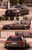 ETS2 Car Mod: A6/S6/Rs6 C7 Avant 2016 1.49 (Image #2)