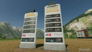 FS22 Placeable Mod: Digital Gasstation Displays Lizard (Image #5)