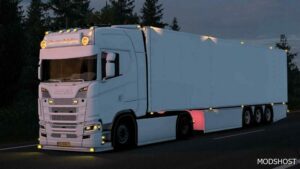 ETS2 Schmitz Truck Mod: Scania Next GEN S450 + Schmitz Trailer V1.1 (Featured)