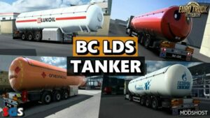 ETS2 Trailer Mod: BC LDS Tanker 1.49 (Featured)