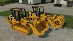 FS22 Caterpillar Forklift Mod: CAT Track Loader Pack V1.1 (Image #6)