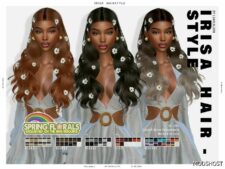 Sims 4 Female Mod: Irisa Hairstyle (Featured)