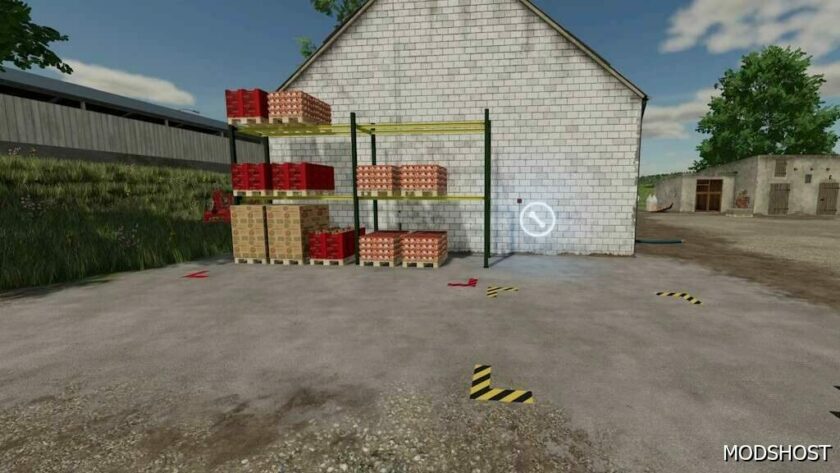 FS22 Placeable Mod: Pallet Racking Pack (Featured)