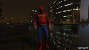 GTA 5 Player Mod: Spider-Man Unlimited Earth X HD (FAT Spider)Add-On (Image #4)